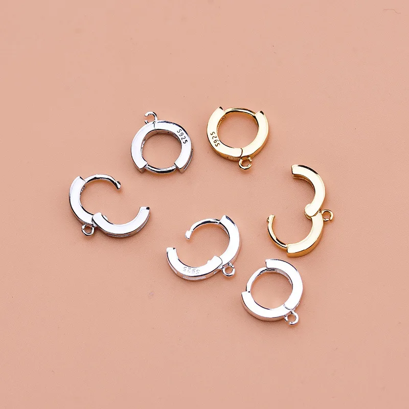 Wholesale 5pairs/pack Real Solid Sterling 925 Silver Personalized Ear Hooks 10mm Pure 925 Silver Earring Hook for jewelry Making
Wholesale 5pairs/pack Real Solid Sterling 925 Silver Personalized Ear Hooks 10mm Pure 925 Silver Earring Hook for jewelry Making