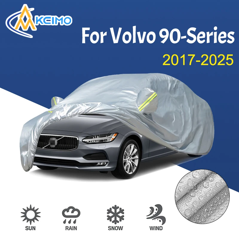 190T Car Cover Outdoor Sunshade Snow Sun UV Protection Four Seasons Car exterior accessories For Volvo 90-Series 2017-2025
190T Car Cover Outdoor Sunshade Snow Sun UV Protection Four Seasons Car exterior accessories For Volvo 90-Series 2017-2025