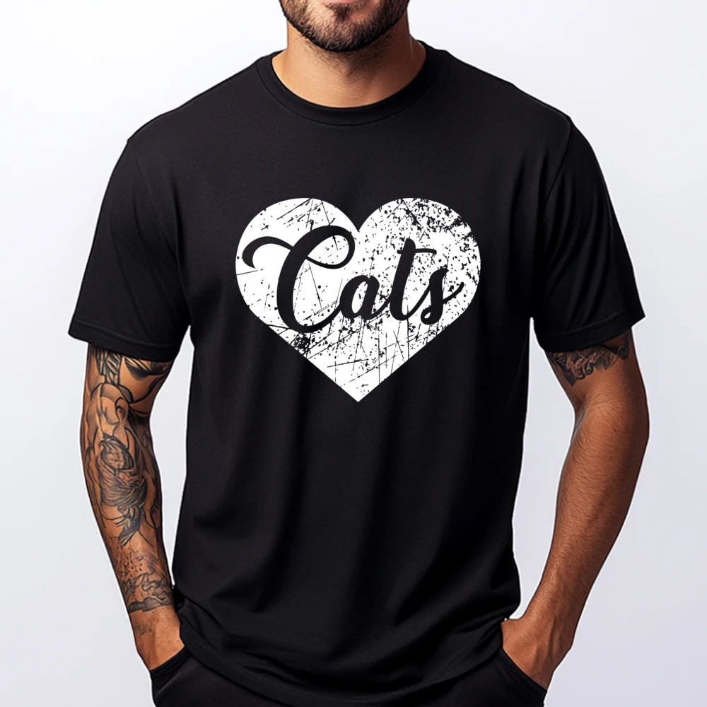 Cats Heart Anime T Shirts Harajuku Comfortable T-Shir Graphic Cotton Short Sleeve Mens Clothing Vegan
Cats Heart Anime T Shirts Harajuku Comfortable T-Shir Graphic Cotton Short Sleeve Mens Clothing Vegan