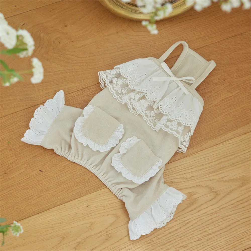 Pet Supplies Soft Pet Lace Jumpsuit Fashion Breathable Pet Overalls Thin Design Dog Clothes Autumn
Pet Supplies Soft Pet Lace Jumpsuit Fashion Breathable Pet Overalls Thin Design Dog Clothes Autumn