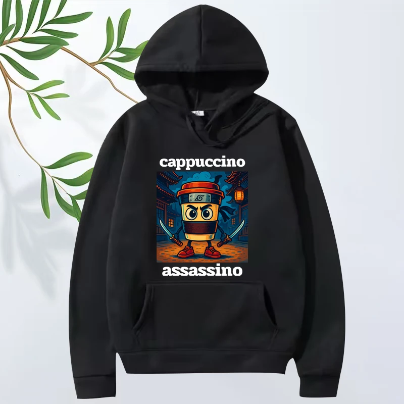 Fun Cappuccino Assassin Print Men's Hoodie 2025 Retro Long-sleeved Autumn and Winter Comfortable and Warm Pullover
Fun Cappuccino Assassin Print Men's Hoodie 2025 Retro Long-sleeved Autumn and Winter Comfortable and Warm Pullover