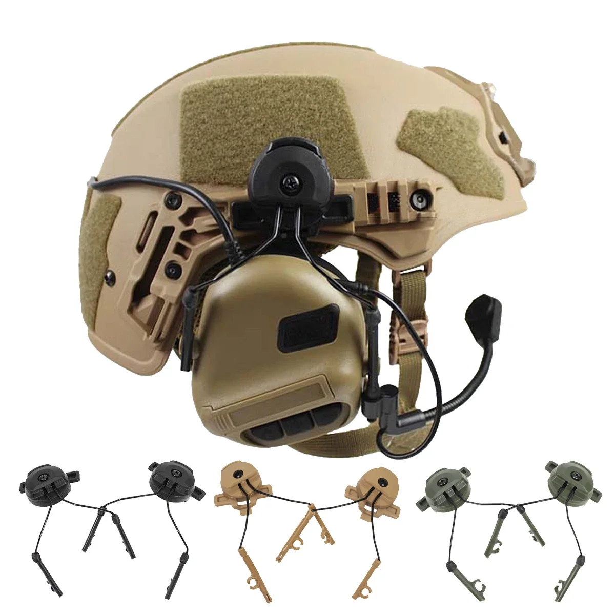 Кронштейн для тактической гарнитуры Fast Ops Core Helmet Набор адаптеров для направляющей ARC Comtac II Гарнитуры с шумоподавлением
Кронштейн для тактической гарнитуры Fast Ops Core Helmet Набор адаптеров для направляющей ARC Comtac II Гарнитуры с шумоподавлением