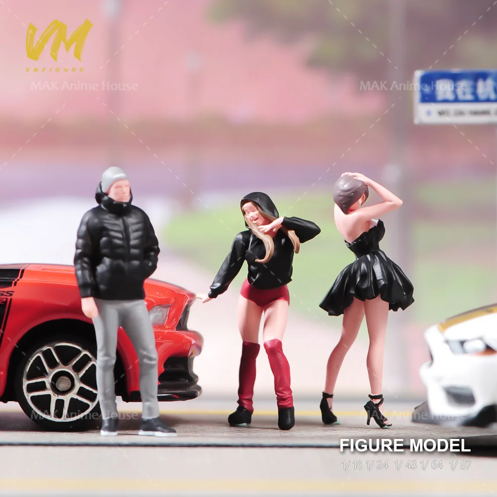 Painted Miniatures 1/87 1/64 1/43 1/24 1/18Men Wearing Down Jackets Girls Dancing In Short Skirts Scene Figure Model Decoration
Painted Miniatures 1/87 1/64 1/43 1/24 1/18Men Wearing Down Jackets Girls Dancing In Short Skirts Scene Figure Model Decoration