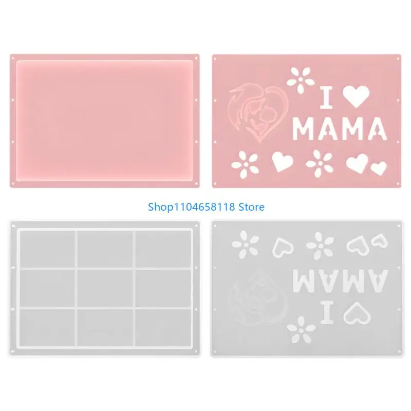 Silicone Storage Box Moulds Hollow Letter Pattern Hand-Making Accessories Suitable for Wardrobe and Desk Organization
Silicone Storage Box Moulds Hollow Letter Pattern Hand-Making Accessories Suitable for Wardrobe and Desk Organization
