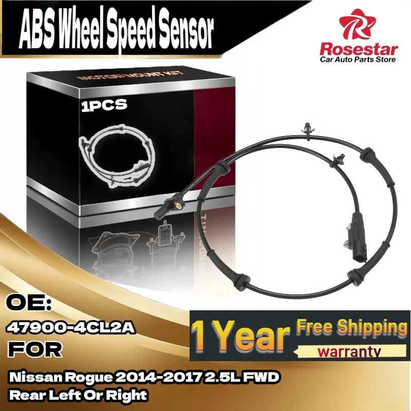 For Auto Rear Left or Right ABS Wheel Speed Sensor 47900-4CL2A for Nissan Rogue 2014-2017 2.5L FWD 
For Auto Rear Left or Right ABS Wheel Speed Sensor 47900-4CL2A for Nissan Rogue 2014-2017 2.5L FWD