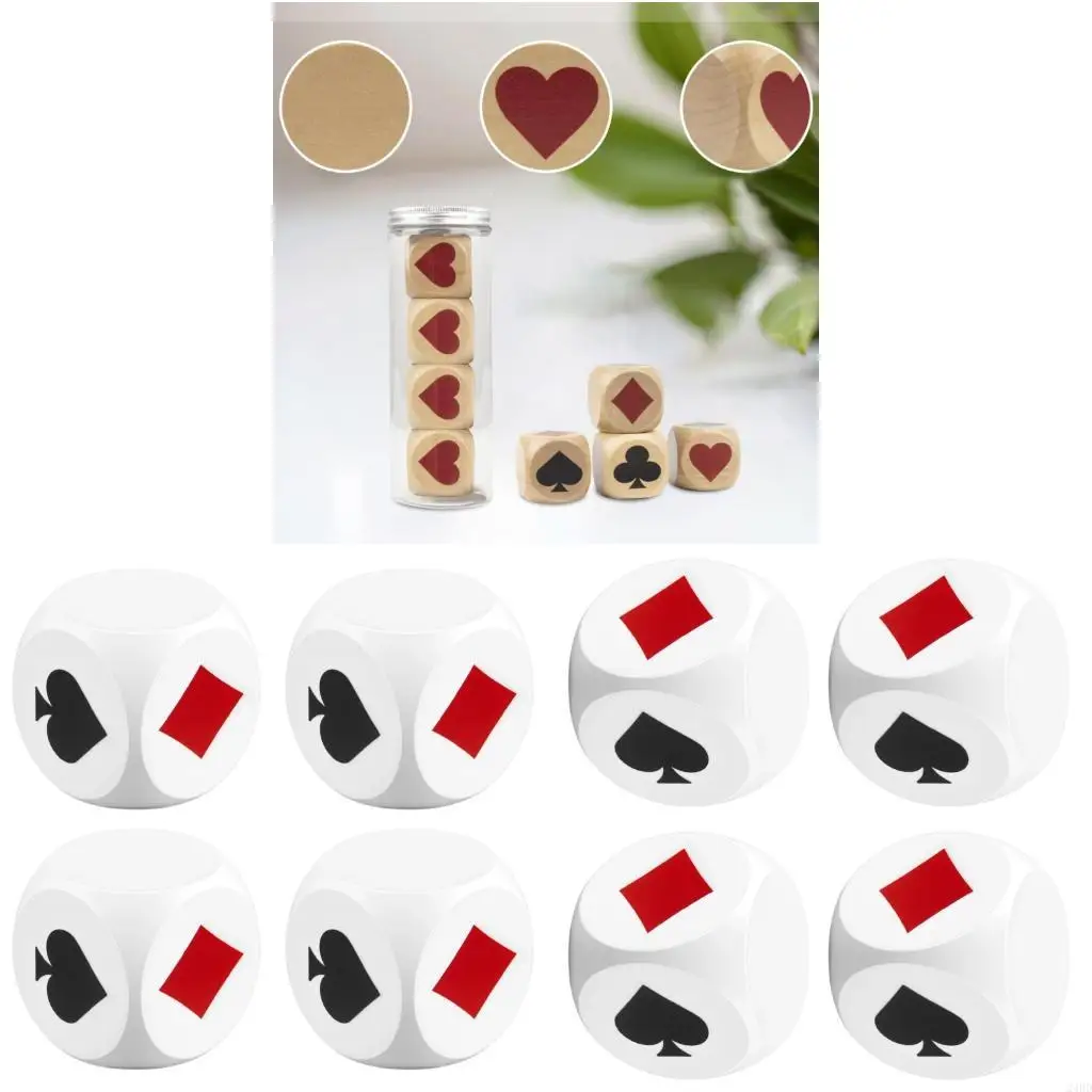 4Pcs Classical Dices Wooden Gaming Dices Set Dices Collection In Bottle 4cm Size With Clear Double Marks 24BD
4Pcs Classical Dices Wooden Gaming Dices Set Dices Collection In Bottle 4cm Size With Clear Double Marks 24BD