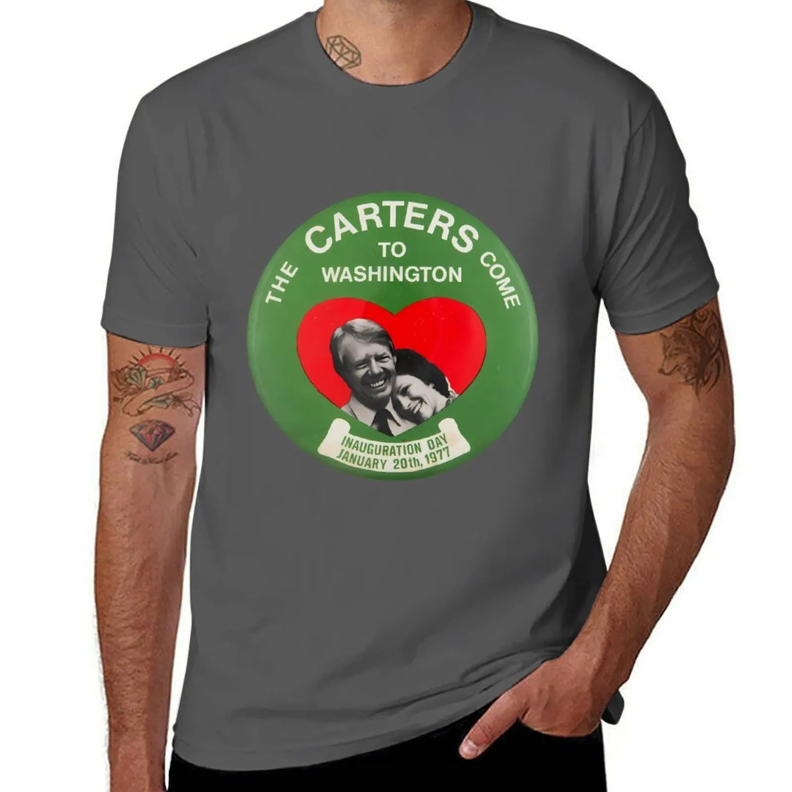 The Carters Come To Washington Inauguration Day Jan 20 1977 T-Shirt man t shirts cotton T-Shirt
The Carters Come To Washington Inauguration Day Jan 20 1977 T-Shirt man t shirts cotton T-Shirt