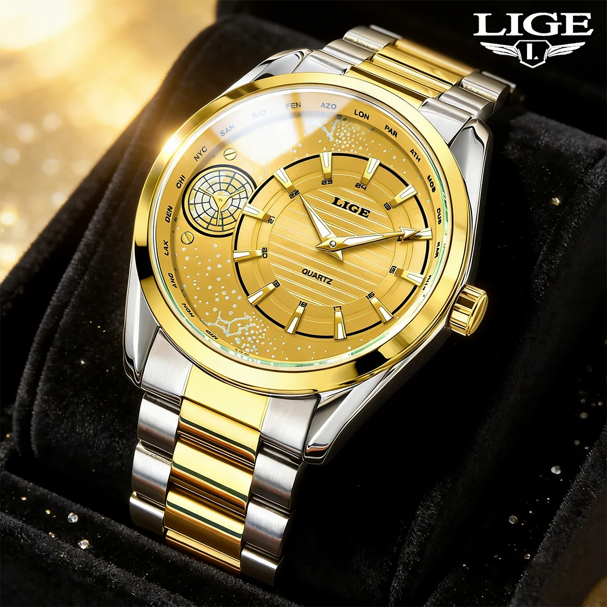 LIGE деловые мужские наручные часы с хронографом и датой, водостойкие светящиеся роскошные мужские часы из нержавеющей стали, кварцевые мужские часы, мужские
LIGE деловые мужские наручные часы с хронографом и датой, водостойкие светящиеся роскошные мужские часы из нержавеющей стали, кварцевые мужские часы, мужские