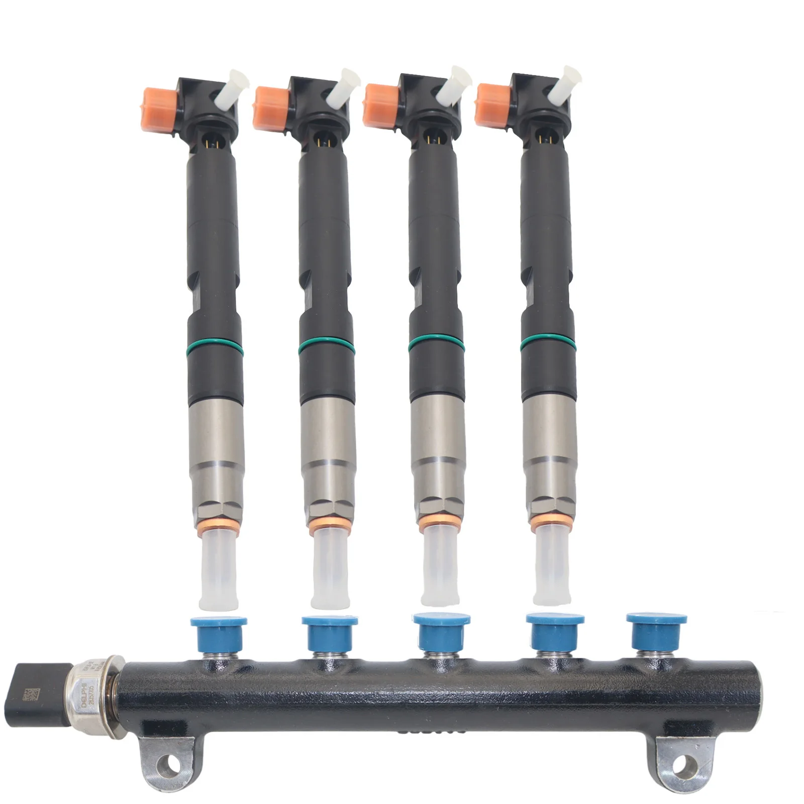 1PCS Fuel Common Rail& 4PCS Fuel Injector Kit 7275454 28337917 28240435 7030409 150120-00062A Compatible for Delphi Doosan D24
1PCS Fuel Common Rail& 4PCS Fuel Injector Kit 7275454 28337917 28240435 7030409 150120-00062A Compatible for Delphi Doosan D24