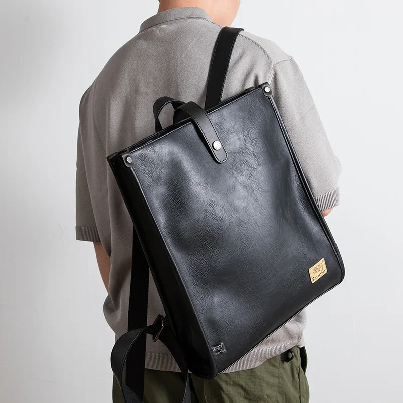 Men Backpack PU Leather Large Capacity Children Backpack Retro Computer Backpack Trend School Bags Class Bag for Girl Mochila
Men Backpack PU Leather Large Capacity Children Backpack Retro Computer Backpack Trend School Bags Class Bag for Girl Mochila