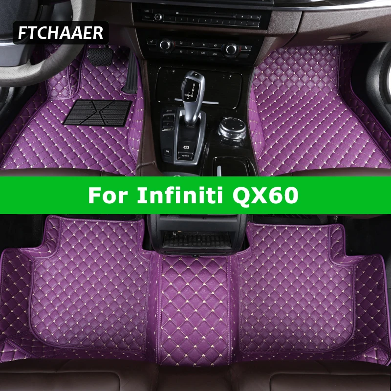 FTCHAAER пользовательские автомобильные коврики для Infiniti QX60 2012-2023 авто ковры аксессуары для ног Coche
FTCHAAER пользовательские автомобильные коврики для Infiniti QX60 2012-2023 авто ковры аксессуары для ног Coche