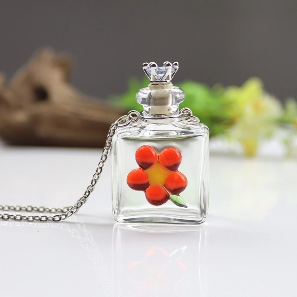 Fashionable Glass Perfume Essential Oil Bottle Pendants Jellyfish Star Square Bottle Fragrance Diffuser Necklace Jewelry
Fashionable Glass Perfume Essential Oil Bottle Pendants Jellyfish Star Square Bottle Fragrance Diffuser Necklace Jewelry