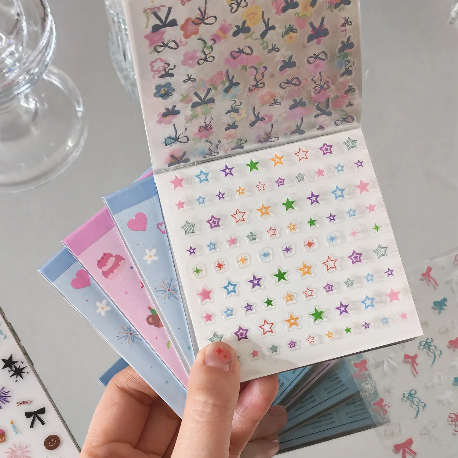 24 Cute Cartoon Mini Punch PET Decorative Sticker Sheets DIY Scrapbooking Nail Art Stickers Aesthetic Stationery
24 Cute Cartoon Mini Punch PET Decorative Sticker Sheets DIY Scrapbooking Nail Art Stickers Aesthetic Stationery