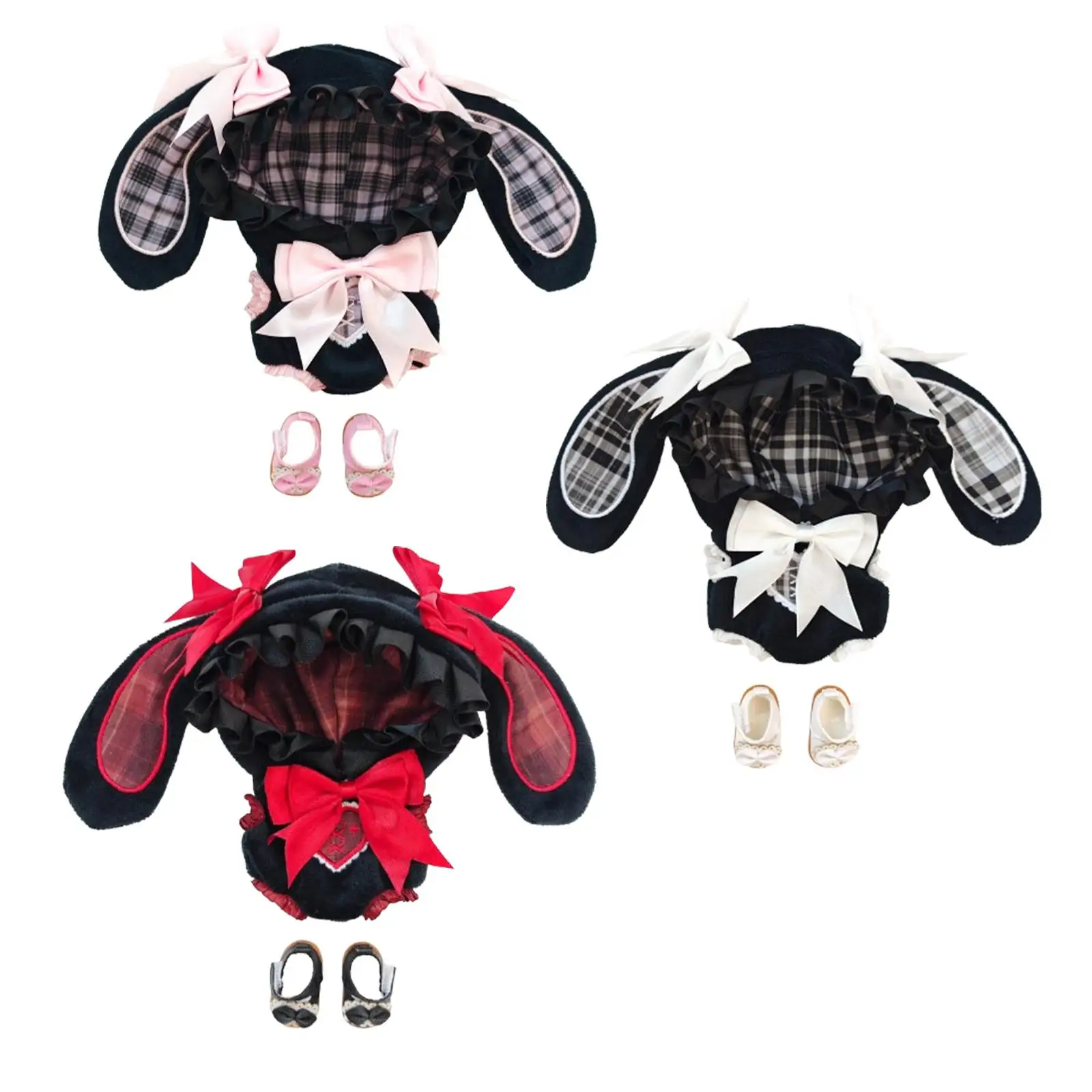 15 Cm Doll Clothes for Plush Toys, Hooded Bodysuit with Shoes, Dressing Accessories for Children
15 Cm Doll Clothes for Plush Toys, Hooded Bodysuit with Shoes, Dressing Accessories for Children