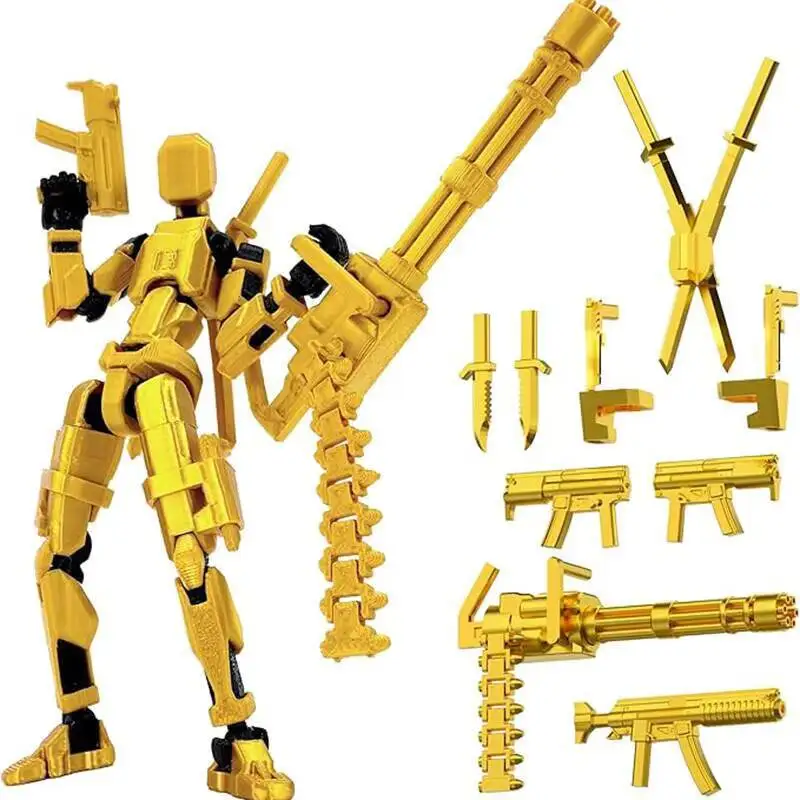 T13 Titan 13 Action Figure 3D Printed Robot Model Multi-Jointed Movable Fidget Toy Collectible Desktop Decoration Gift
T13 Titan 13 Action Figure 3D Printed Robot Model Multi-Jointed Movable Fidget Toy Collectible Desktop Decoration Gift