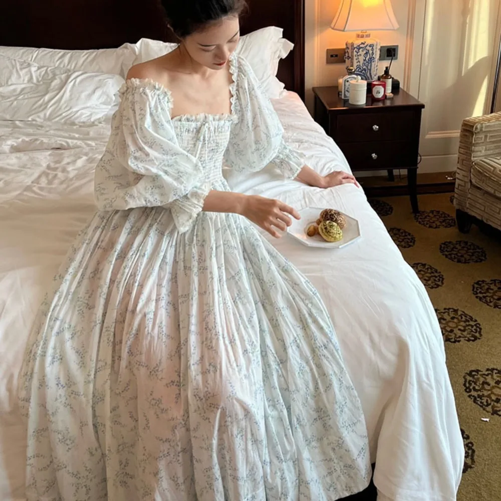 2026 Spring New 100% Cotton Thin Women's Floral Fairy Style Dress Summer Fashion French Retro Girl Sweet Maxi Dresses for Women
2026 Spring New 100% Cotton Thin Women's Floral Fairy Style Dress Summer Fashion French Retro Girl Sweet Maxi Dresses for Women