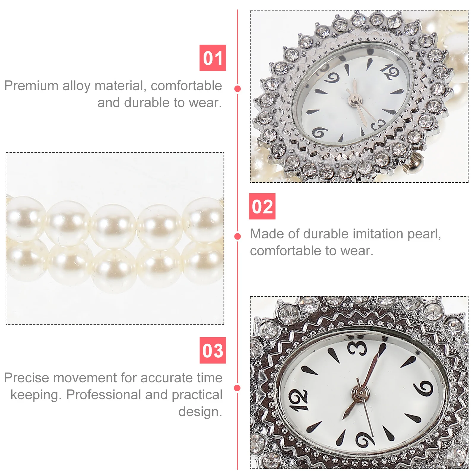 1 pc Pearl Design Women Watch Elegant Casual Wristwatch For Girls Business Ladies Fashion Bracelet Watch Lightweight Alloy
1 pc Pearl Design Women Watch Elegant Casual Wristwatch For Girls Business Ladies Fashion Bracelet Watch Lightweight Alloy