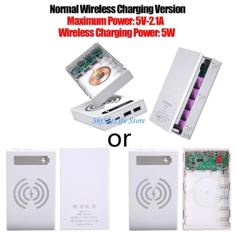 E65E 5x18650 Powerbank for Case Wireless Storage for Shell For Charge LCD Disp
E65E 5x18650 Powerbank for Case Wireless Storage for Shell For Charge LCD Disp