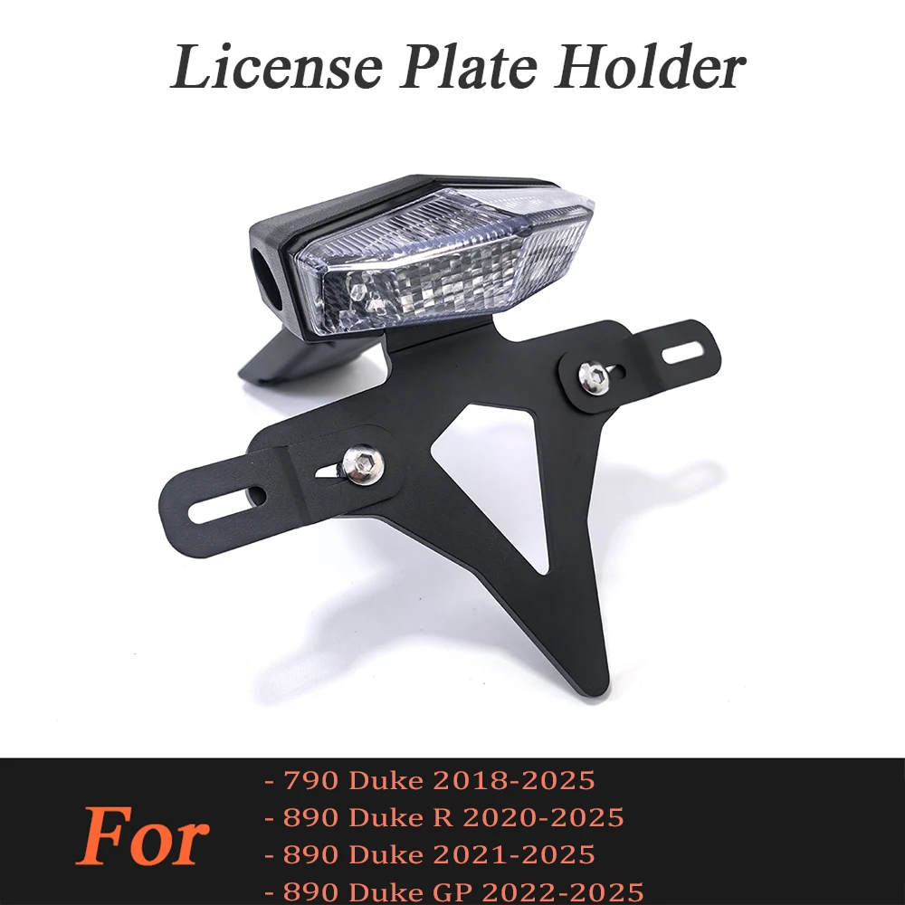 Motorcycle Rear Short Tail Stock License Plate Holder Tailstock Bracket LED Light For 790Duke 890Duke 2018-2022 2023 2024 2025
Motorcycle Rear Short Tail Stock License Plate Holder Tailstock Bracket LED Light For 790Duke 890Duke 2018-2022 2023 2024 2025
