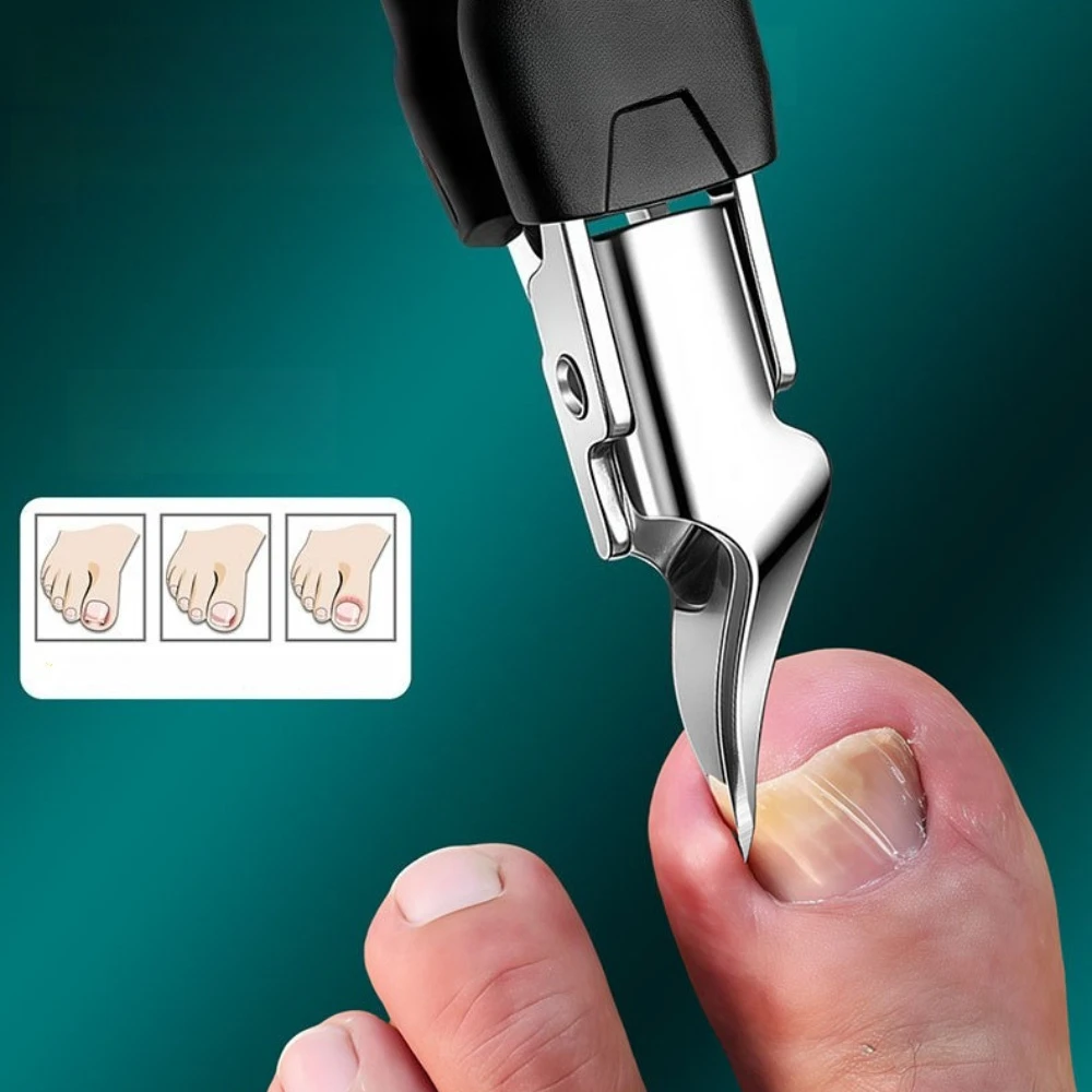 Stainless Steel Heavy-Duty Nail Clippers with Wide Mouth and Splash Proof Design, Specially Designed for Cutting Thick Uñas
Stainless Steel Heavy-Duty Nail Clippers with Wide Mouth and Splash Proof Design, Specially Designed for Cutting Thick Uñas