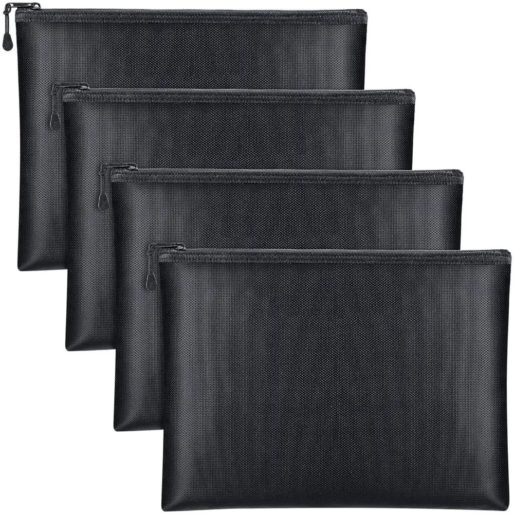 Heat Insulated Fireproof Document Bags with Zipper Large Capacity Waterproof Money Pouches Durable Universal
Heat Insulated Fireproof Document Bags with Zipper Large Capacity Waterproof Money Pouches Durable Universal