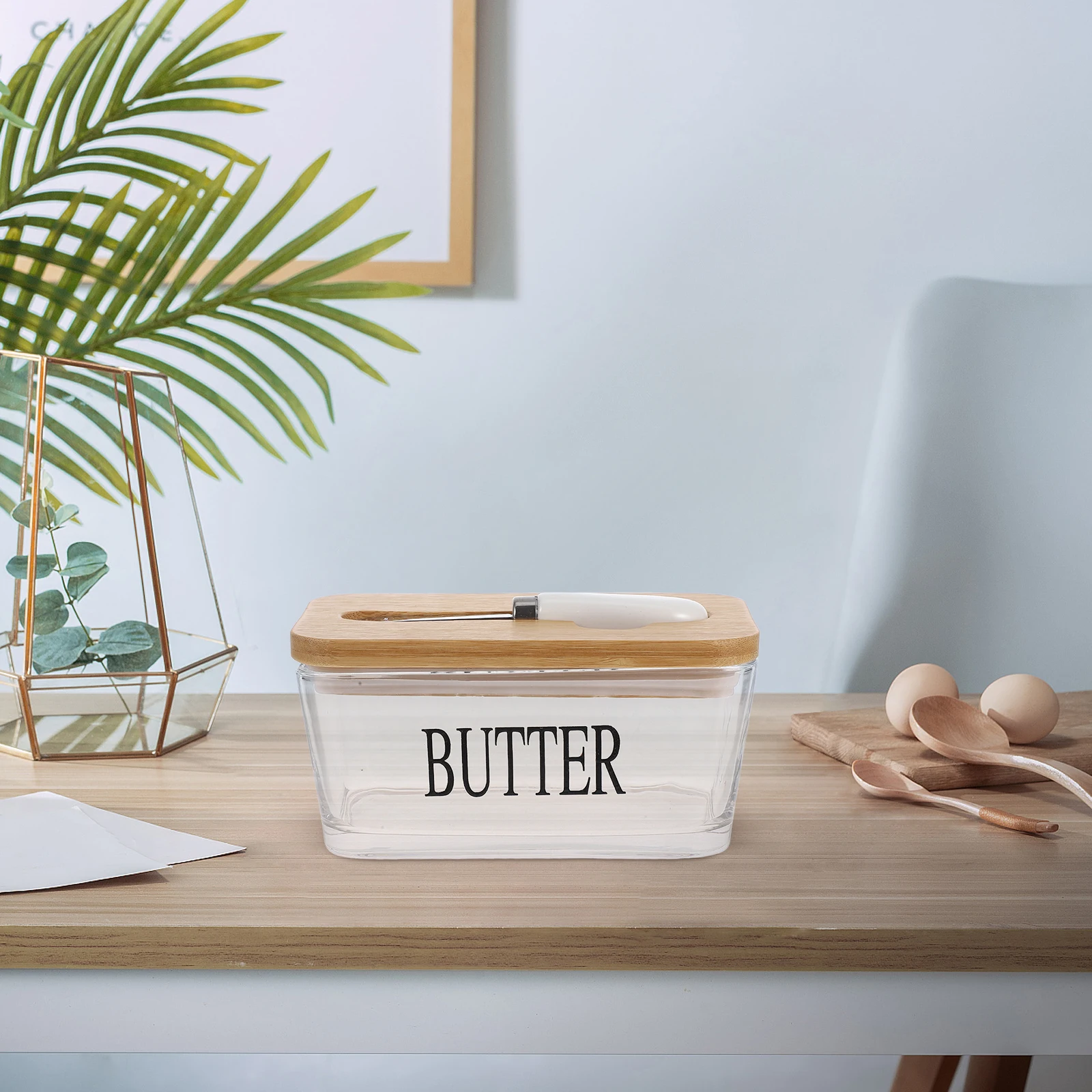 Butter Box Airtight Glass Container Lid Knife Storage Sealed Jar Countertop Longlasting Freshness Versatile Use Easy Cleaning
Butter Box Airtight Glass Container Lid Knife Storage Sealed Jar Countertop Longlasting Freshness Versatile Use Easy Cleaning