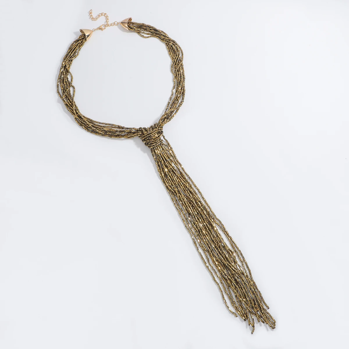 Bohemian Statement Handmade Beaded Cord Tassel Necklaces Women Tie Shaped Pendant Necklace Personal Vacation Decoration Gifts
Bohemian Statement Handmade Beaded Cord Tassel Necklaces Women Tie Shaped Pendant Necklace Personal Vacation Decoration Gifts