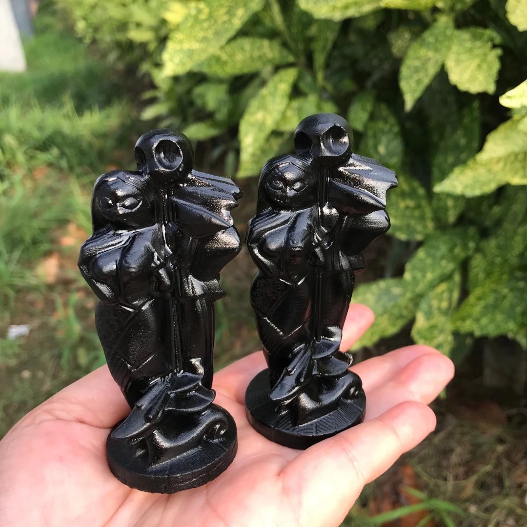 Natural Obsidia Stone Carved Jack And His Girlfri Sculpture Room Ornament Healing Reiki Quartz Crystal Witchcraft Halloween Gift
Natural Obsidia Stone Carved Jack And His Girlfri Sculpture Room Ornament Healing Reiki Quartz Crystal Witchcraft Halloween Gift