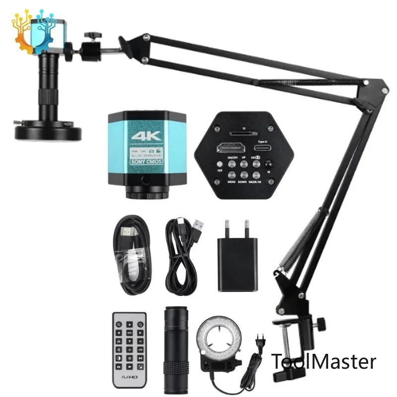 【2026】4K FULL HD Industrial Microscope 150X Lens C-Mount Digital Camera For PCB Soldering Phone Repair
【2026】4K FULL HD Industrial Microscope 150X Lens C-Mount Digital Camera For PCB Soldering Phone Repair
