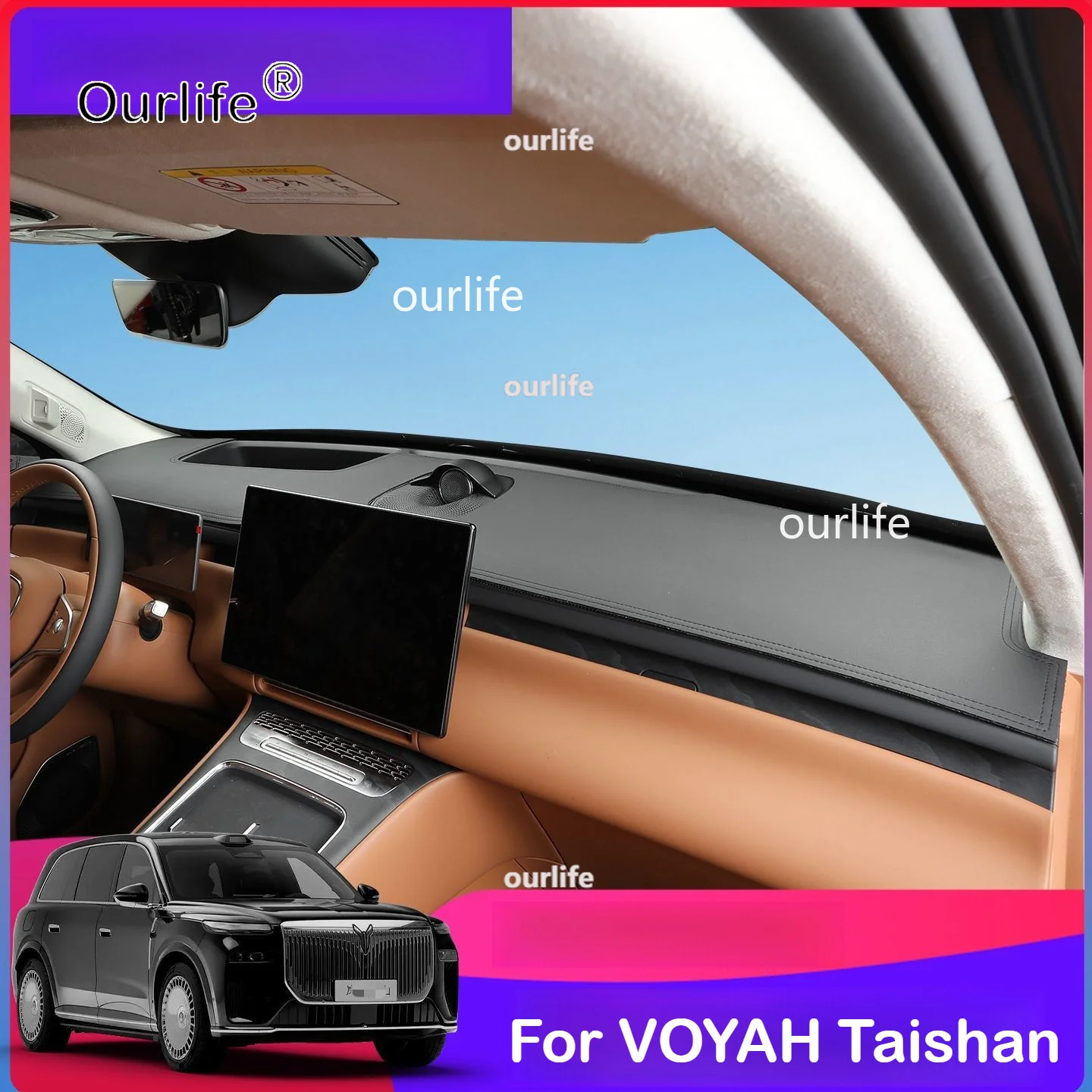 For VOYAH Taishan 2026 2027 Car Dashboard Cover Instrument Panel Mat Sun Shade Anti-slip Carpet Pad Decoration Accessories
For VOYAH Taishan 2026 2027 Car Dashboard Cover Instrument Panel Mat Sun Shade Anti-slip Carpet Pad Decoration Accessories