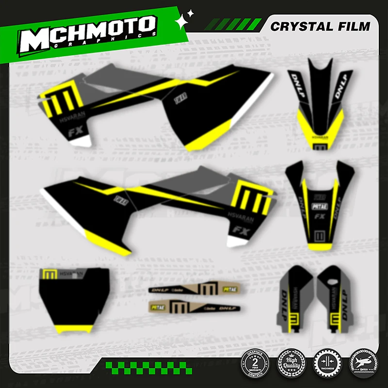 MCHMFG для Husqvarna TC85 2023 2022 2021 2020 2019 2018, набор наклеек на фоне с графикой команды 008
MCHMFG для Husqvarna TC85 2023 2022 2021 2020 2019 2018, набор наклеек на фоне с графикой команды 008