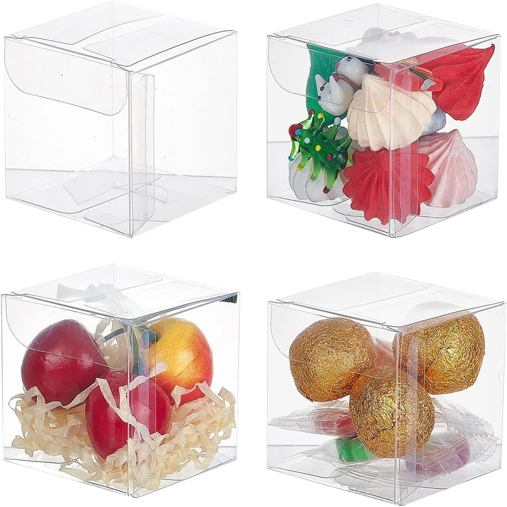 60 pack Clear Plastic Party Favor box for Valentine's Day Choclates and Wedding Party Candy Cookies Favors
60 pack Clear Plastic Party Favor box for Valentine's Day Choclates and Wedding Party Candy Cookies Favors