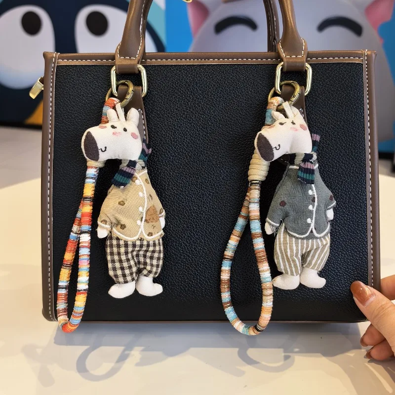 Retro Boho Style Wear Scarf Cute Cartoon Giraffe Doll Bag Charm Colorful Beaded Keychain Pendant
Retro Boho Style Wear Scarf Cute Cartoon Giraffe Doll Bag Charm Colorful Beaded Keychain Pendant