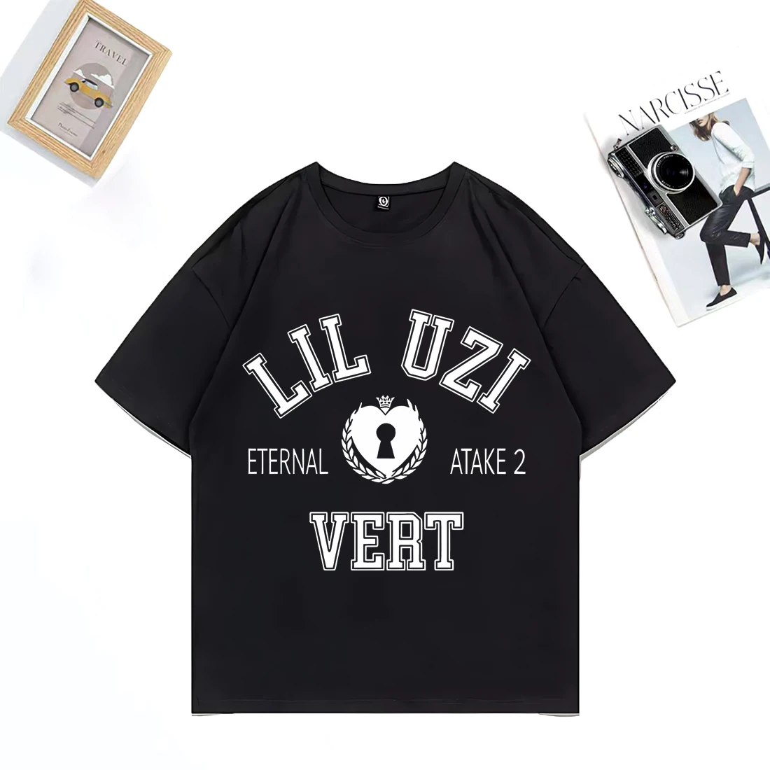 Lil Uzi Vert New Album Etemal Atake 2 Same T Shirt Men's Clothing Harajuku T Shirts Vintage Unisex Cotton Tops Oversized t-shirt
Lil Uzi Vert New Album Etemal Atake 2 Same T Shirt Men's Clothing Harajuku T Shirts Vintage Unisex Cotton Tops Oversized t-shirt