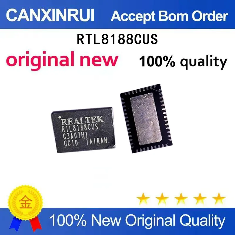 (5-100 шт.) Новый оригинальный чип RTL8188CUS RTL8188 QFN, микросхема IC
(5-100 шт.) Новый оригинальный чип RTL8188CUS RTL8188 QFN, микросхема IC