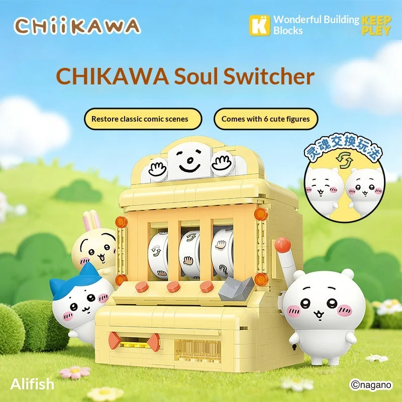 Original In-Stock Chiikawa Soul Switch Series Assembled Building Block Figure Model Desktop Collection Ornament Toys Gifts
Original In-Stock Chiikawa Soul Switch Series Assembled Building Block Figure Model Desktop Collection Ornament Toys Gifts