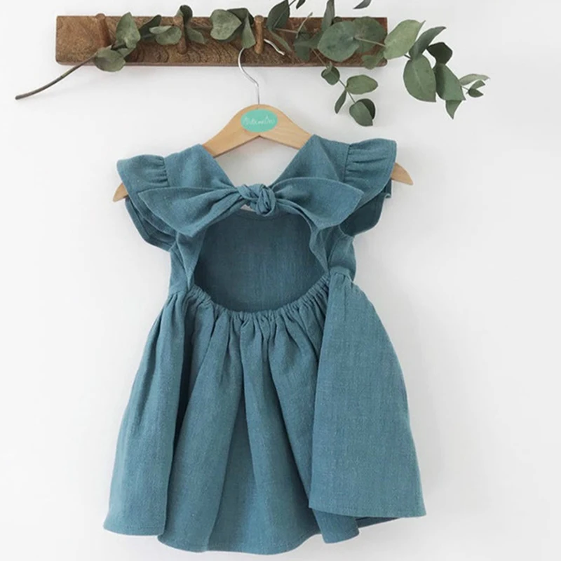 Summer Infant Girls Dress Flying sleeve Cotton Linen Clothes Newborn Baby Girls Princess Dress Kids Party Dresses
Summer Infant Girls Dress Flying sleeve Cotton Linen Clothes Newborn Baby Girls Princess Dress Kids Party Dresses