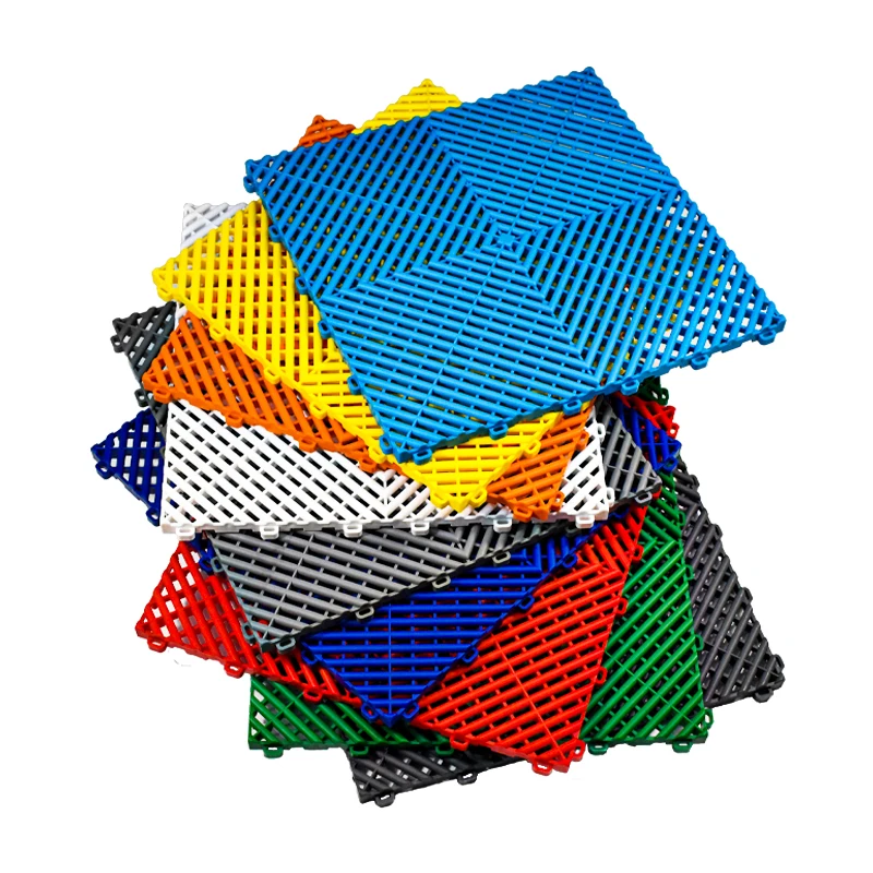 Plastic Non-slip Interlocking Garage Floor Tiles Drainage Mats For Basement Swimming Car Parking Car Wash Shop
Plastic Non-slip Interlocking Garage Floor Tiles Drainage Mats For Basement Swimming Car Parking Car Wash Shop