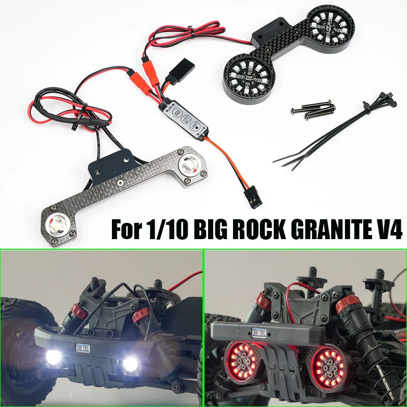 LED Front and Rear Lights for 1/10 ARRMA BIG ROCK GRANITE V4 model Car RC Truck RC Car
LED Front and Rear Lights for 1/10 ARRMA BIG ROCK GRANITE V4 model Car RC Truck RC Car