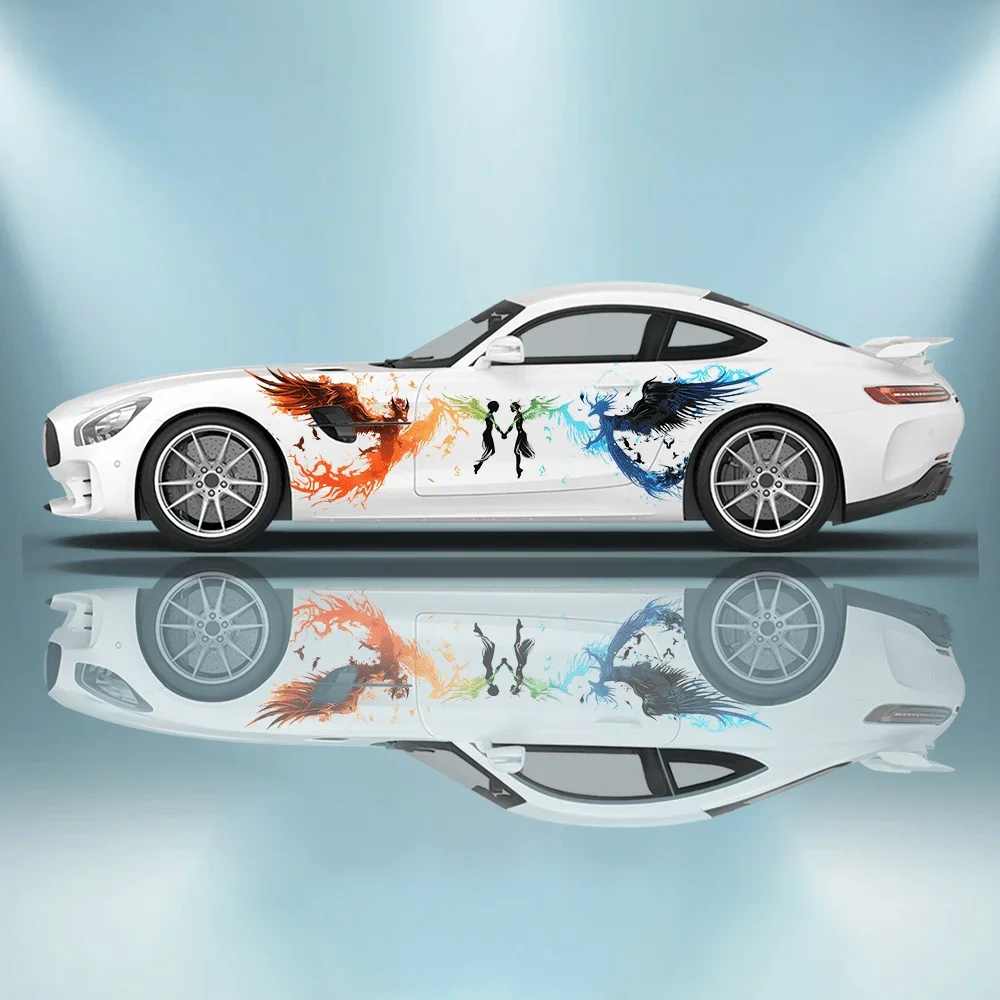 Silhouette of Angel and Devil Car Vinyl Wraps Decal Selfadhesive PVC Sticker Suitable for Trucks SUV Decor Auto Accessories Gift
Silhouette of Angel and Devil Car Vinyl Wraps Decal Selfadhesive PVC Sticker Suitable for Trucks SUV Decor Auto Accessories Gift