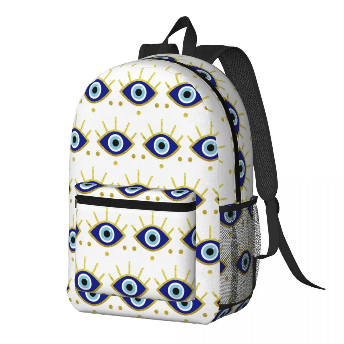 Mediterranean Evil Eye Protection, Nazar Backpack Daypack Large Capacity Boys Girls BookBag School Bag Shoulder Bags Men Women
Mediterranean Evil Eye Protection, Nazar Backpack Daypack Large Capacity Boys Girls BookBag School Bag Shoulder Bags Men Women