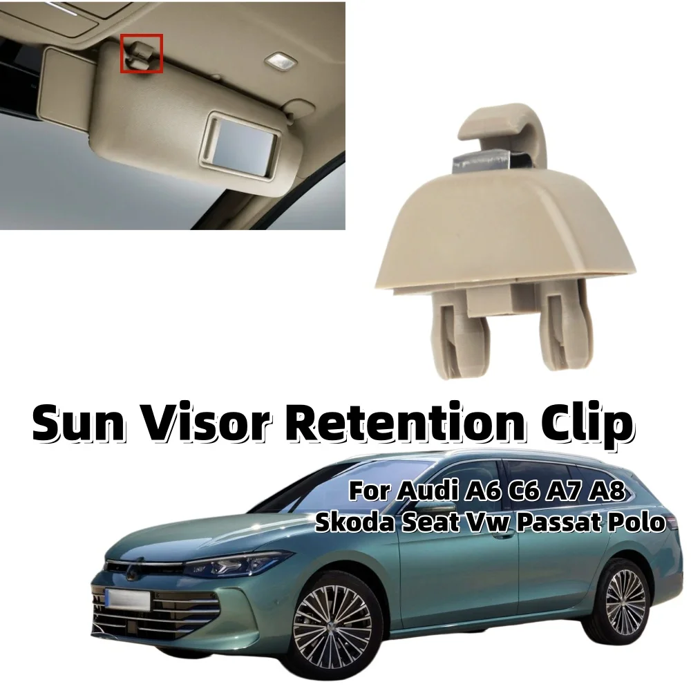 Car Sun Visor Clip Fastener Replacment For Audi A6 C6 A7 A8 Skoda Seat Vw Passat Polo Auto Sun Visor Retention Clip Accessories
Car Sun Visor Clip Fastener Replacment For Audi A6 C6 A7 A8 Skoda Seat Vw Passat Polo Auto Sun Visor Retention Clip Accessories