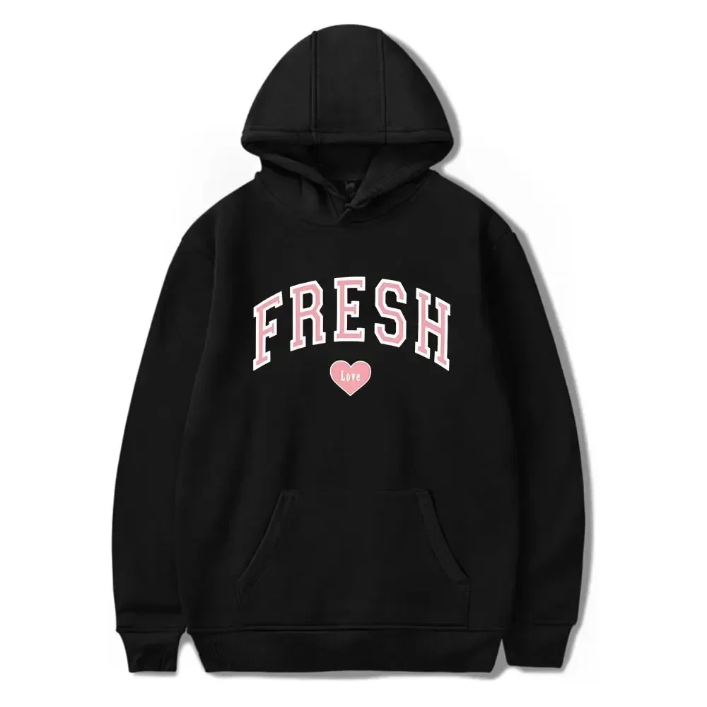 FRESH Love Heart Hoodie Pink Print Hooded Sweatshirt Men And Women Casual Long Sleeve Pullover with Pocket Drawstring
FRESH Love Heart Hoodie Pink Print Hooded Sweatshirt Men And Women Casual Long Sleeve Pullover with Pocket Drawstring