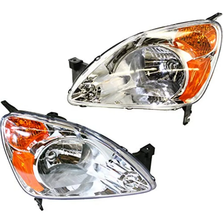 Headlights Assembly Driver and Passenger Side for Honda CRV 20022004 Halogen EX LX Replaces 33151S9AA01 33101S9AA01 with Enhanc
Headlights Assembly Driver and Passenger Side for Honda CRV 20022004 Halogen EX LX Replaces 33151S9AA01 33101S9AA01 with Enhanc