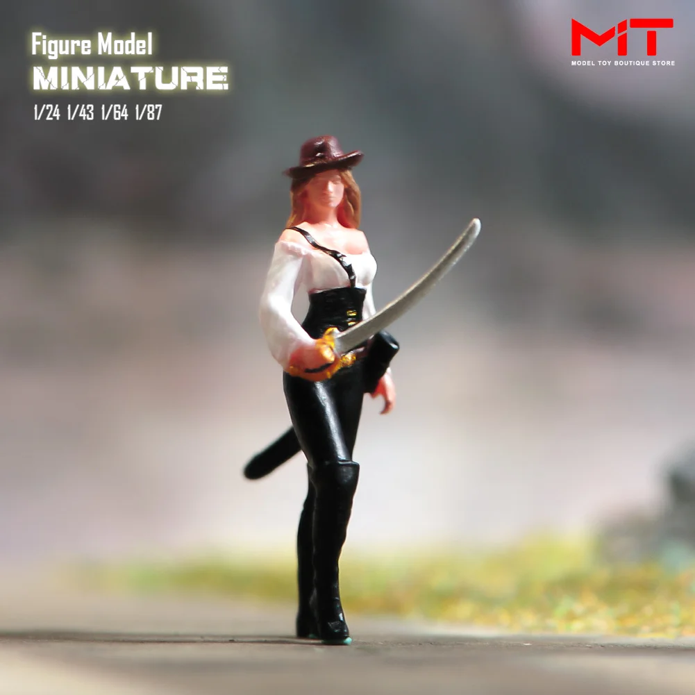 Miniatures Figures 1/87 1/64 1/43 1/24 Female Pirate Long Sword Resin Figurine Model Creative Photography Sand Table Scene Dolls
Miniatures Figures 1/87 1/64 1/43 1/24 Female Pirate Long Sword Resin Figurine Model Creative Photography Sand Table Scene Dolls