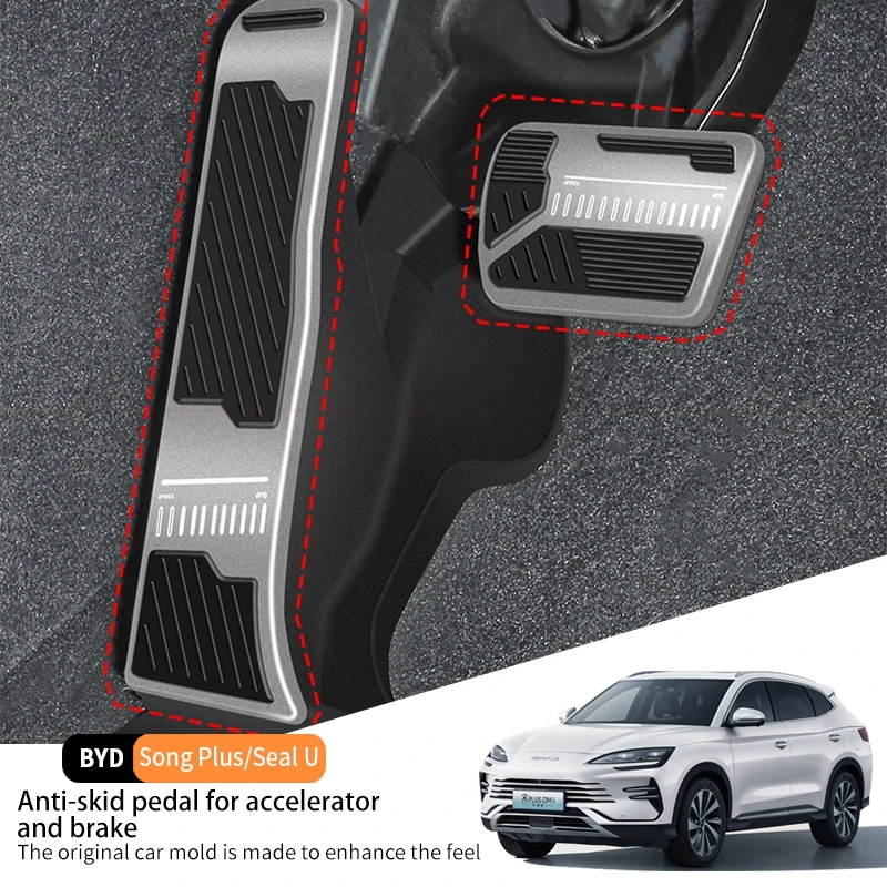 2pcs For Byd Song Plus Seal u Dmi Ev 2020-2025 Car Accelerator Brake Pedal Anti Slip Foot Rest Cover Anti-slip Protective Case
2pcs For Byd Song Plus Seal u Dmi Ev 2020-2025 Car Accelerator Brake Pedal Anti Slip Foot Rest Cover Anti-slip Protective Case