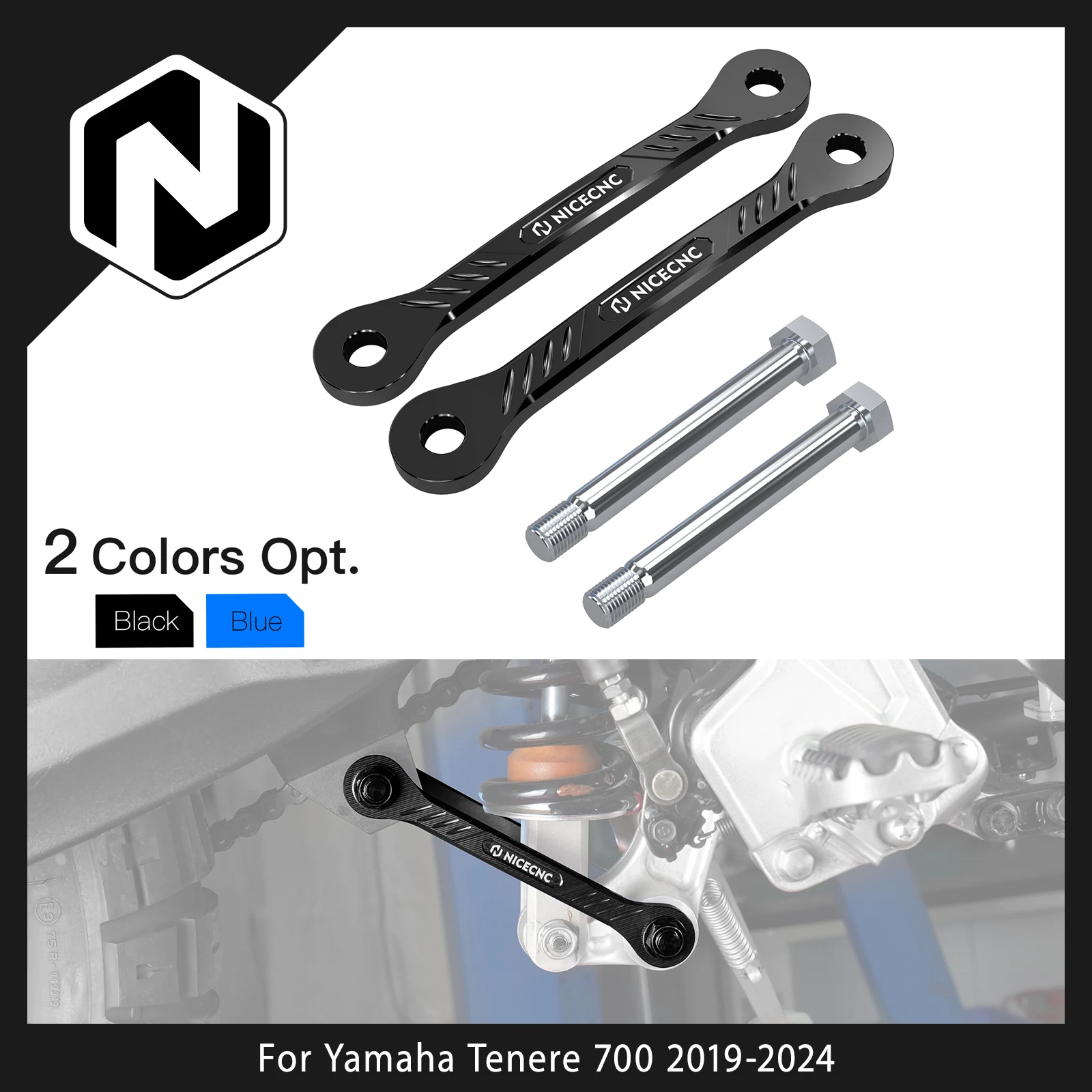 For Yamaha Tenere 700 T700 2019-2023 2024 Motorcycle 1.5" Lower Suspension Lowering Links Kit For Yamaha Tenere700 Rally Edition
For Yamaha Tenere 700 T700 2019-2023 2024 Motorcycle 1.5" Lower Suspension Lowering Links Kit For Yamaha Tenere700 Rally Edition