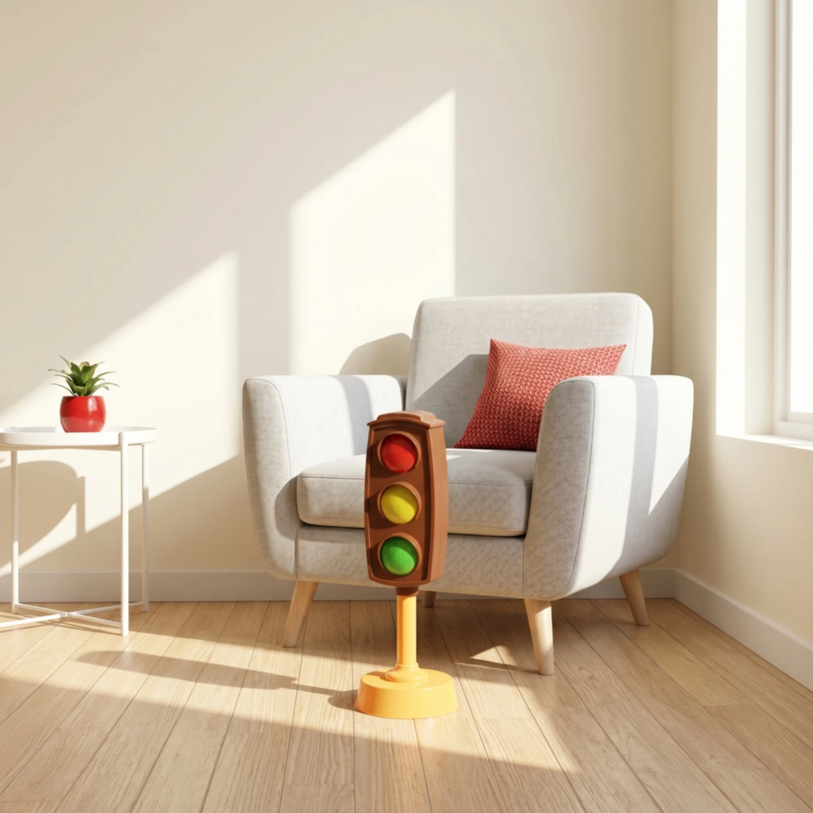 Traffic Light Toy with Lights and Sounds Freestanding Toy Traffic Light with Stand Stop Light Model Interactive Playset
Traffic Light Toy with Lights and Sounds Freestanding Toy Traffic Light with Stand Stop Light Model Interactive Playset