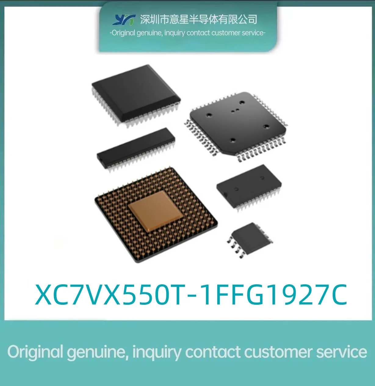 Original authentic XC7VX550T-1FFG1927C package BGA-1927 field programmable gate array
Original authentic XC7VX550T-1FFG1927C package BGA-1927 field programmable gate array