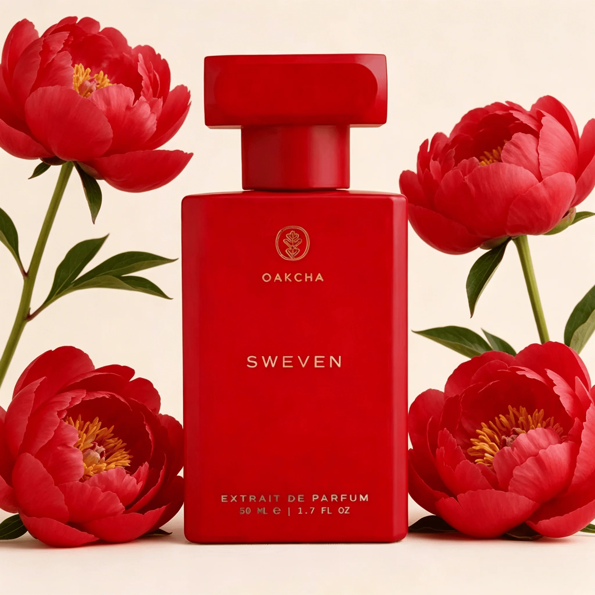 Luxury Oakcha Sweven Extrait De Parfum 50ML Perfume for Women Intense Rich Red Peony Floral Aroma Long Lasting Matte Red Frosted Bottle Wedding Anniversary Present
Luxury Oakcha Sweven Extrait De Parfum 50ML Perfume for Women Intense Rich Red Peony Floral Aroma Long Lasting Matte Red Frosted Bottle Wedding Anniversary Present